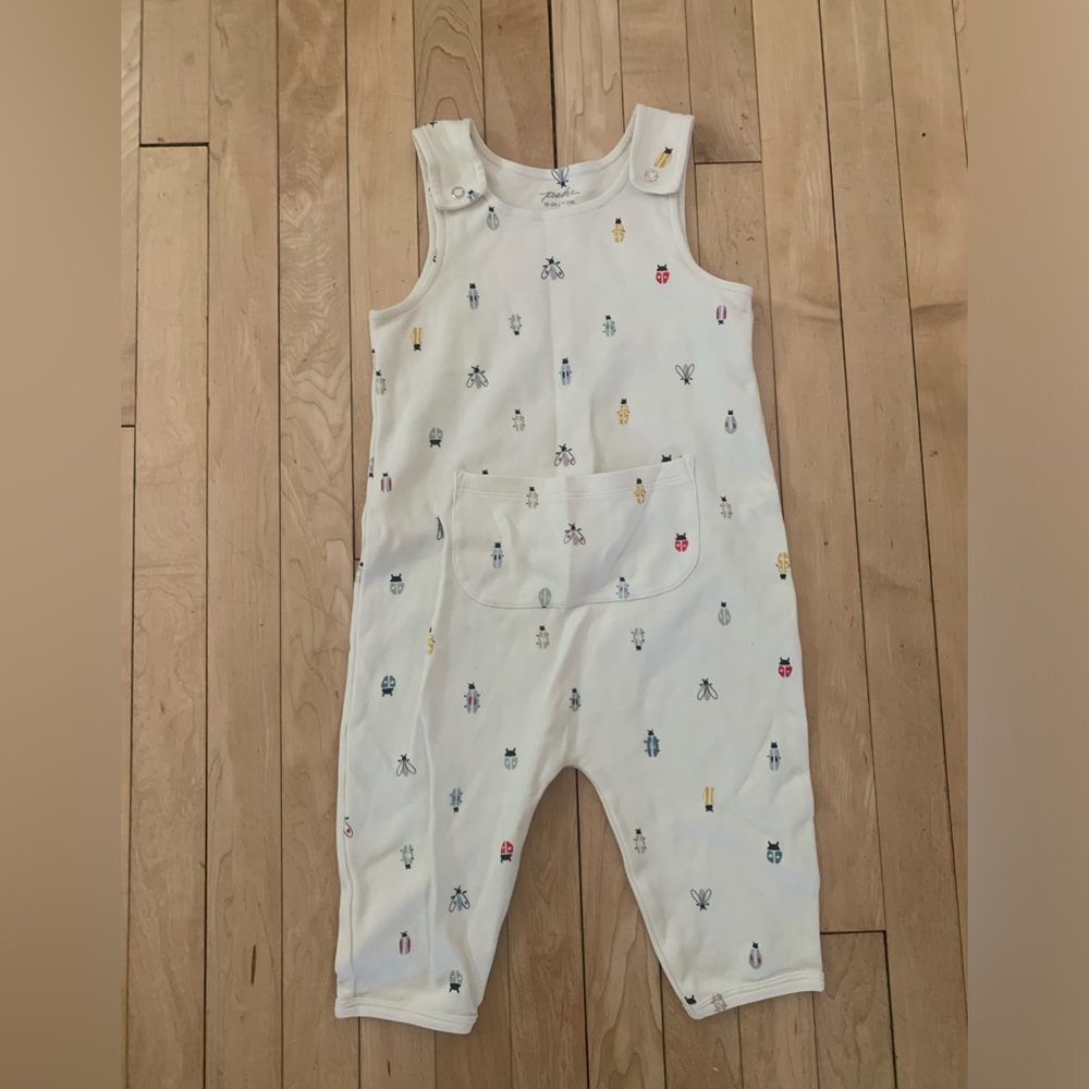 Pehr Bug Print Overalls.  18-24m